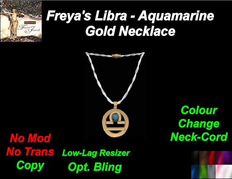 Freya's libra aquamarine gold NL